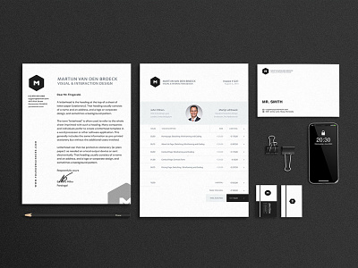 Free Stationary Mockups Template