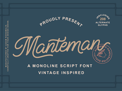 Free Manteman Monoline Script Font beautiful font brush brush font brush script calligraphy calligraphy font craft font hand drawn hand lettering handlettering handrawn handwriting handwriting font imperfect irregular modern brush natural natural handwriting script