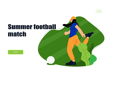 summer football match