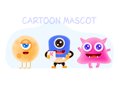 Cartoon mascot illustration