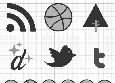 Boring Icons icons social icons