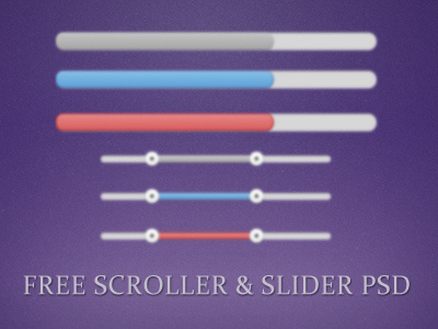 Scroller Slider Thumb freebies slider