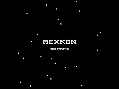 AEXKON | free typeface font free typeface graphic design typography