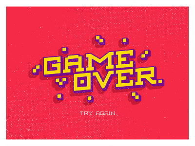 GAME OVER font free typeface graphic design typography
