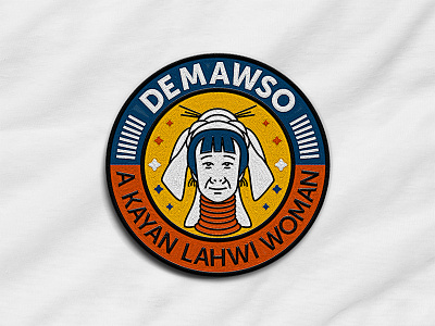 DEMAWSO badge design graphic design illustration mmbadgedesign myanmar