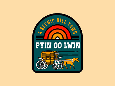 Pyi Oo Lwin badge design graphic design illustration mmbadgedesign myanmar