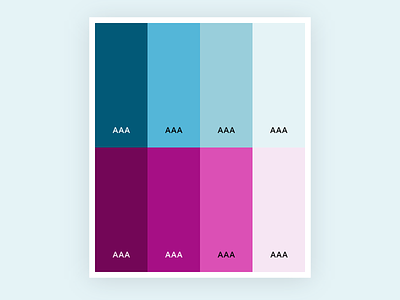 Accessible Colour Palette | Digital App Color Scheme a11y aa aaa accessibility app ui blue color colour colour palette contrast contrasting design digital inclusive palette pink scheme ui uiux wcag