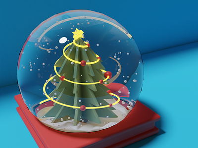 Happy Holidays 3d blender fun holidays illustration