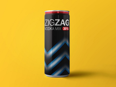 Zigzag vodka mix new can