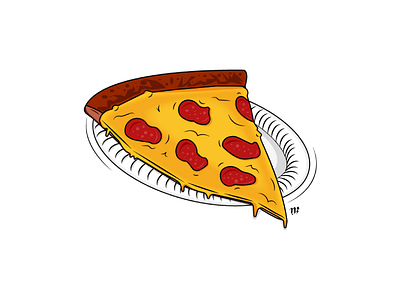 NY Slice design food illustration ny ny slice pizza