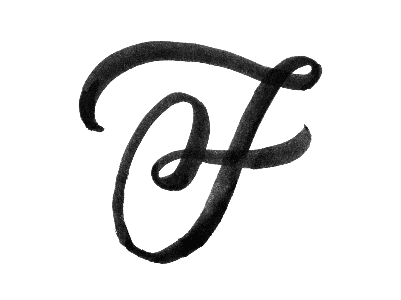 F...Friday! bezier gif lettering script tgif