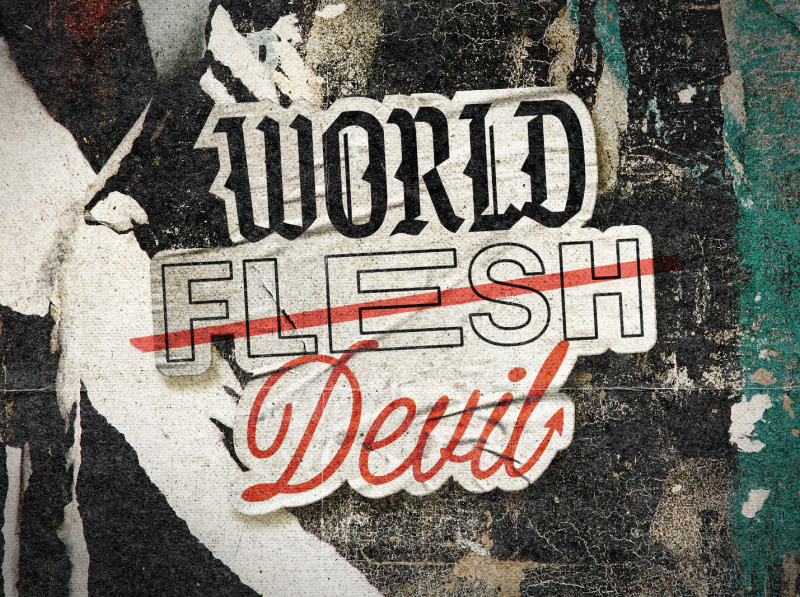 World. Flesh. Devil. by Jake Givens on Dribbble