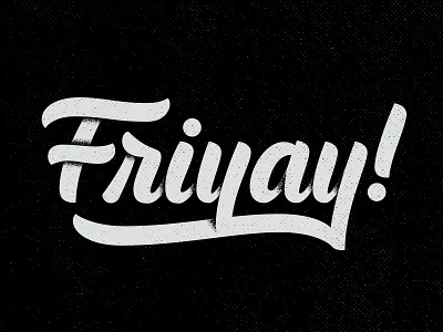 Friyay! 9to5 celebrate handlettering handtype tgif type weekend