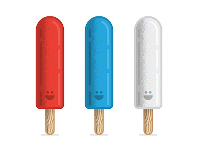 Patriotic Pops patriotic popsicle popsiclebrand summer summervibes vector woodgrain