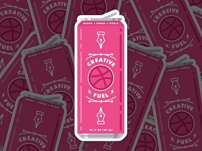 Creative Fuel • Stickermule x Dribbble Playoff