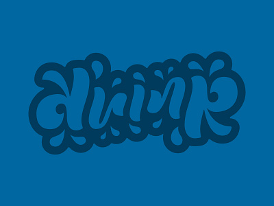 'Drink' Ambigram ambigram drink lettering type