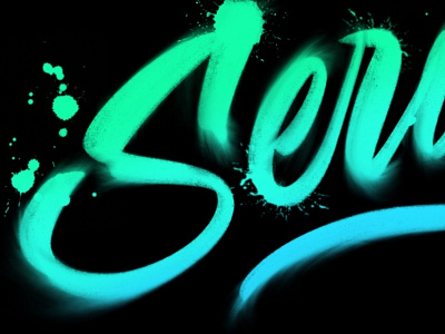 'Serious' splatters and gradients
