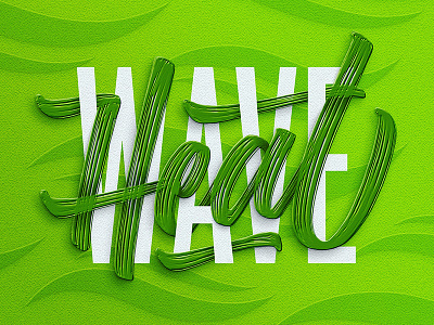 Heat Wave applepencil handlettering ipad ipadpro lettering procreate script type typedesign