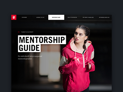 Mentorship Guide childhood cover landing page mentorship ui ux web website