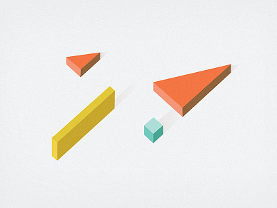 Branding explorations in 3D 3d cube flat geometric grid line minimalistip perpective shapes triangle
