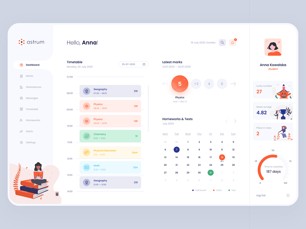Timetable designs, themes, templates and downloadable graphic elements ...