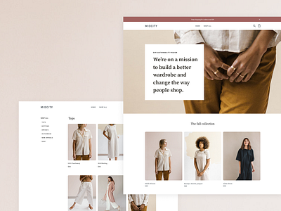 Square online store - Midcity retail template ecommerce ecommerce shop fashion layout retail shop ui website website design