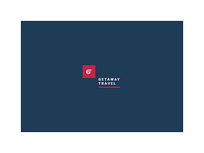 Getaway branding brand identity branding logo travel type typography underline