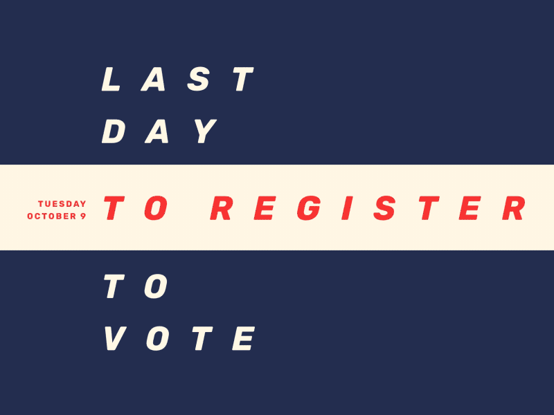 Register to vote today!