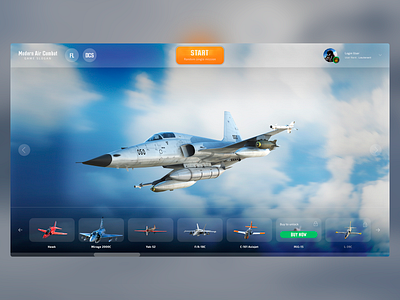 MAC main menu concept aircraft apple apple style design game game design game interface gui home interface ios ui ux