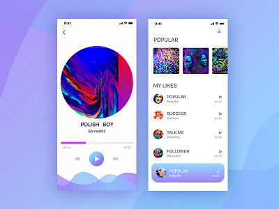 music app design experience mobile music ui user ux web