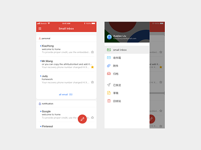 UI-redesign Gmail ui