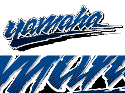 Yamaha custom custom lettering custom type lettering motorcross mx type yamaha