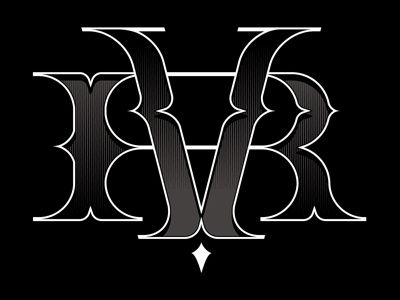 Custom Lettering VR custom lettering lettering monogram type typography