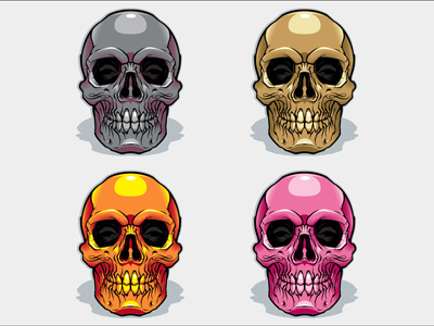 Skull adobe illustration illustrator skull vector