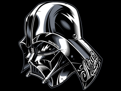 Vader adobe darthvader empire illustration illustrator skull starwars sweyda vader