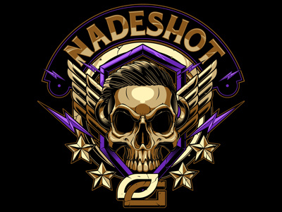 Nadeshot Optic Gaming adobe callofduty cod illustration illustrator ps4 skull vector xbox