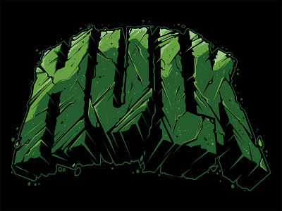 Hulk Lettering Hulk Smash Hulk Vector Marvel Illustration Custom