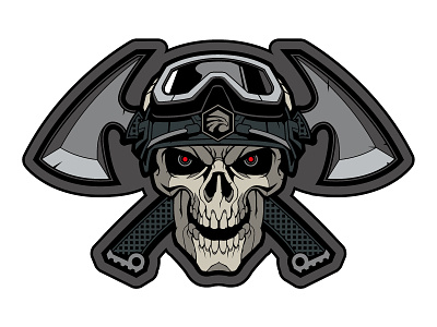 Morale patch for Urban Operator army patch military patch morale patch pvc patch skull patch sweyda urban operator
