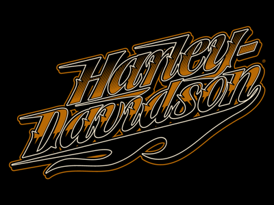 Typography custom lettering design graphic design graphics harley davidson lettering type typography vector