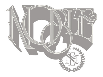 Noble Custom Lettering