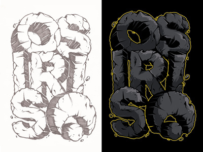 Hand lettering