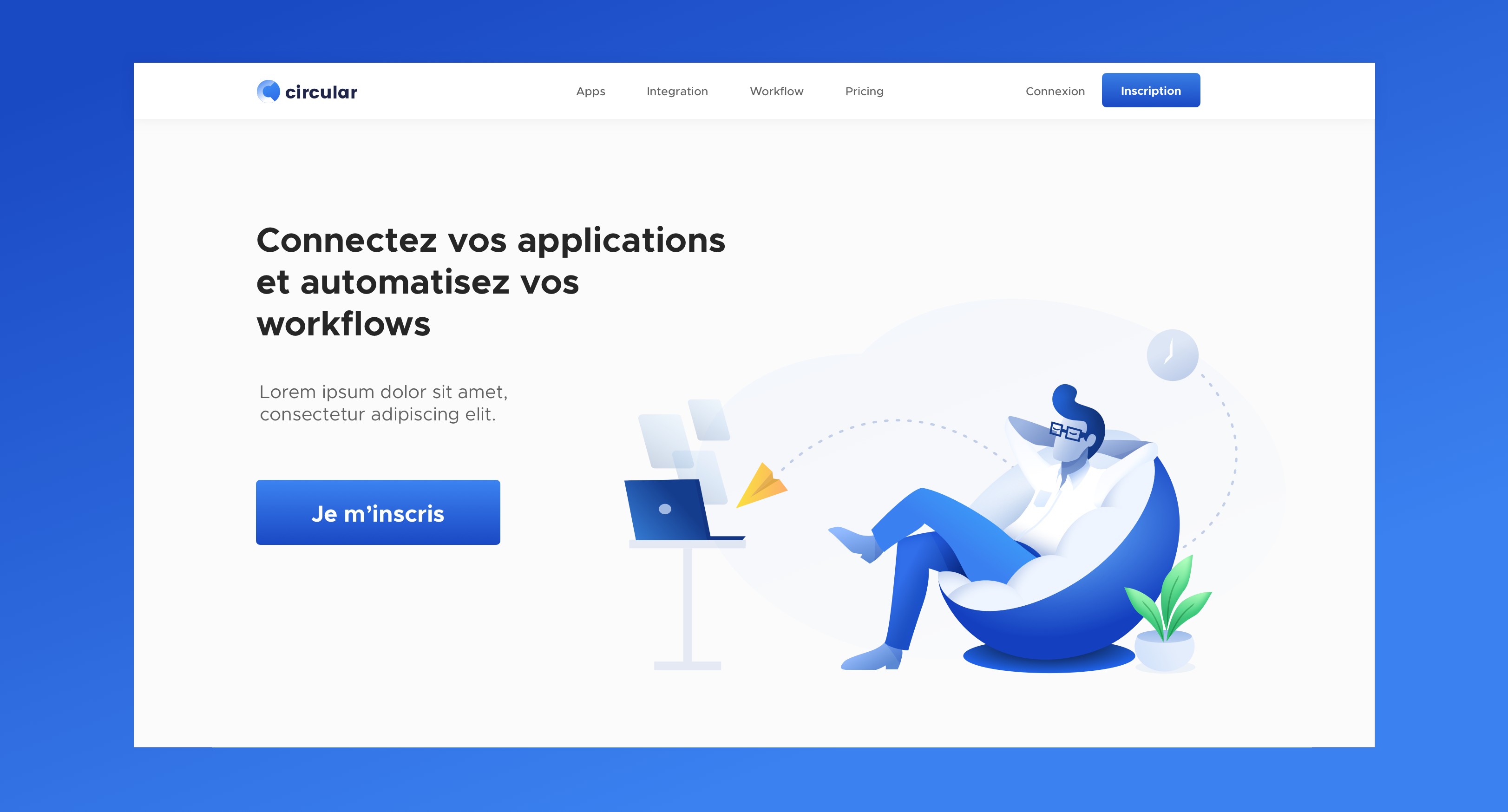 Automation landing page by Clément Rogier on Dribbble