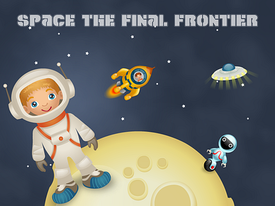 Space The Final Frontier illustration space