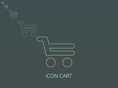 Icon Cart cart flat flat icon icon icon cart rainbow