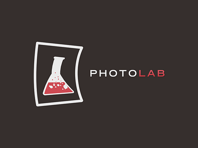 Logo Photoab illustration logo logo photo photolab simple design