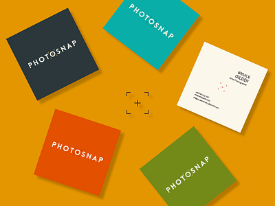 Photosnap - Square Business Card business card business card photographers logo photographers photoshop template photosnap print ready psd template square business card