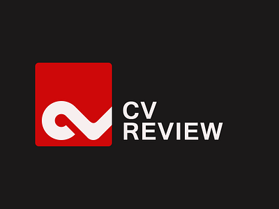 [WIP] Logo - CV Review cv logo red review