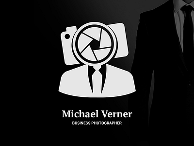 Business Photographer - Logo WIP camera logo photographer simple uman