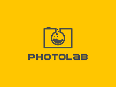 Logo Photolab (2) illustration logo logo photo photo photolab simpledesign