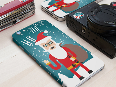 Hipster Santa - Sticker christmas hipster hister santa holidays santa sticker